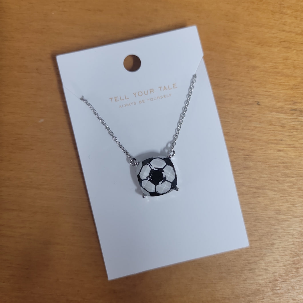 Soccer necklace