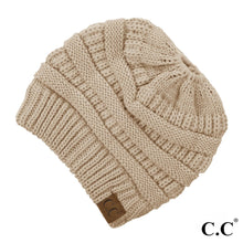 Load image into Gallery viewer, C.C ponytail beanie
